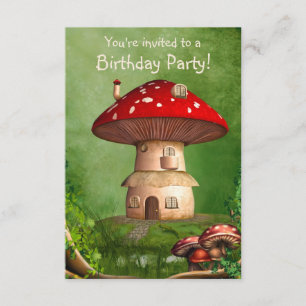 Dwarf Land Kids 3.5x5 Invitation