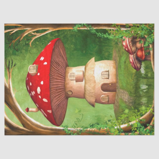 Dwarf Land Tissue Paper (Front)