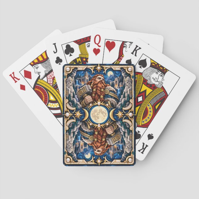 Dwarf, Paper Cut Monster Playing Cards (Back)