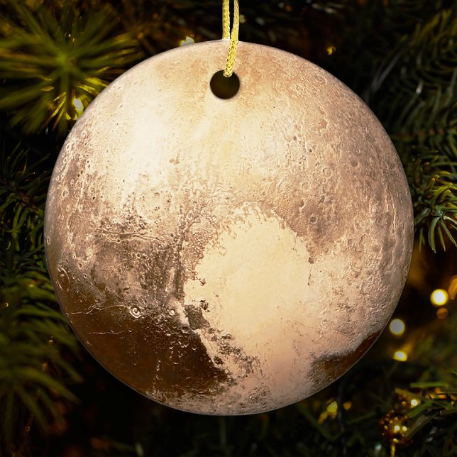 Dwarf Planet Pluto Christmas Tree Ceramic Tree Decoration (Creator Uploaded)