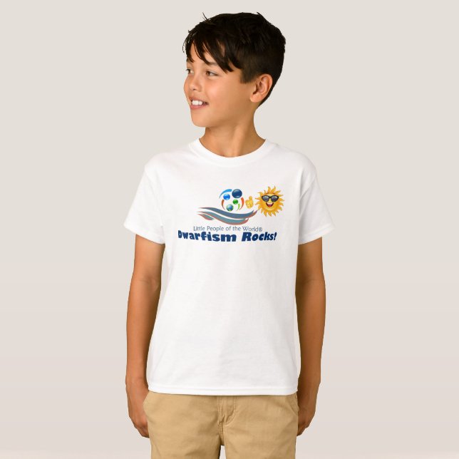 dwarfism rocks support shirt lpotw (Front Full)
