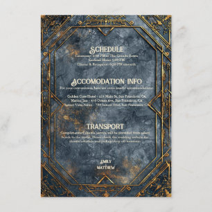 Dwarven Splendour Fantasy Wedding Enclosure Card