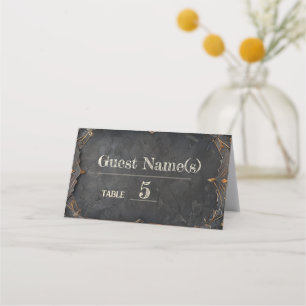 Dwarven Splendour Fantasy Wedding Place Card