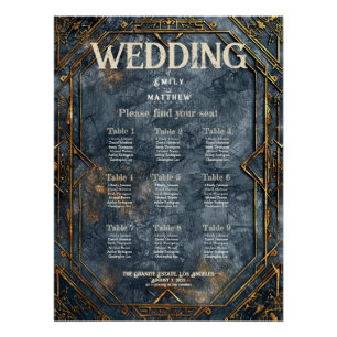 Dwarven Splendour Fantasy Wedding Seating Chart
