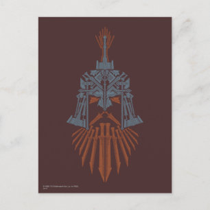 Dwarven Weapons Helmet Icon Postcard
