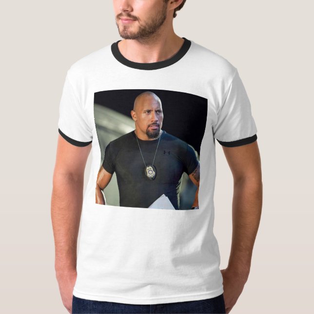 Dwayne Johnson Image shirt  (Front)