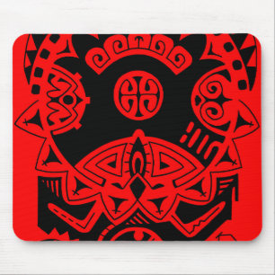 Dwayne Johnson "The Rock" polynesian tribal tattoo Mouse Mat