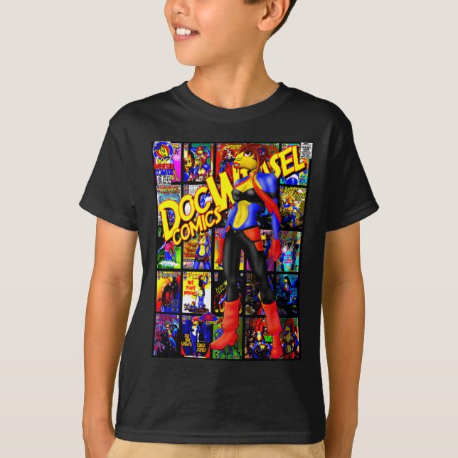 DWB comix weasel T-Shirt (Front)