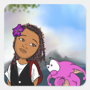 Dweeblinks  square sticker