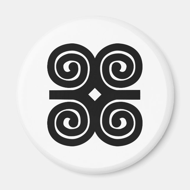 Dwennimmen Strength | Humility Adinkra Symbol Magnet (Front)
