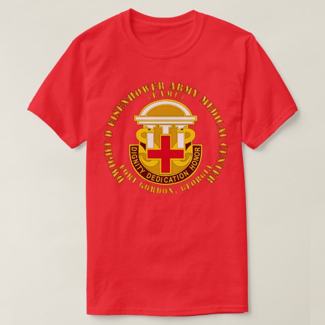 Dwight D Eisenhower Medical Centre Ft Gordon GA T-Shirt (Design Front)