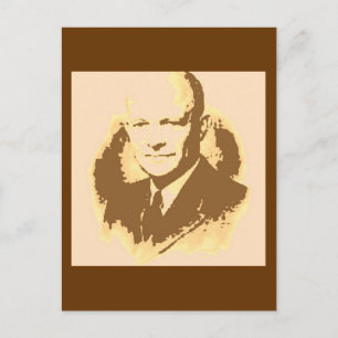Dwight D Eisenhower Postcard