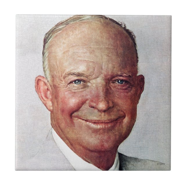 Dwight D. Eisenhower Tile (Front)