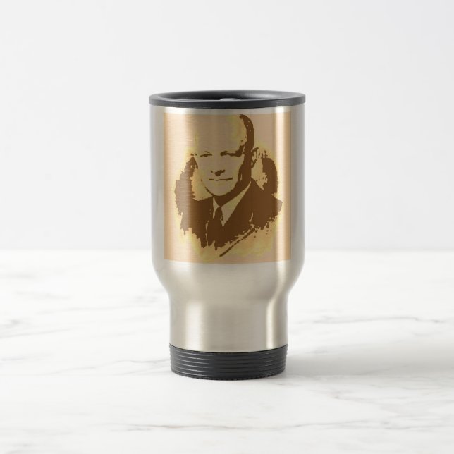 Dwight D Eisenhower Travel Mug (Center)