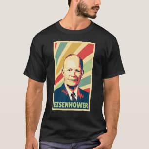 Dwight D Eisenhower Vintage Colours T-Shirt