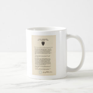 Dwight D. Eisenhower's Order of the Day (1944) Coffee Mug
