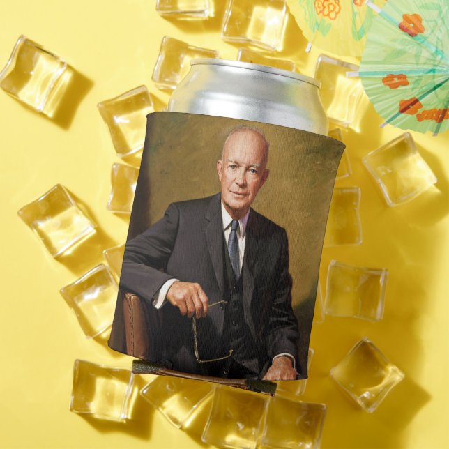 Dwight Eisenhower President White House Portrait   Can Cooler (In Situ Summer)