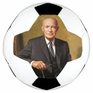Dwight Eisenhower President White House Portrait Football