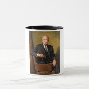 Dwight Eisenhower President White House Portrait Mug