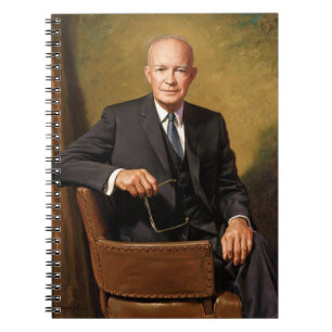 Dwight Eisenhower President White House Portrait   Notebook