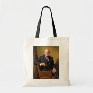 Dwight Eisenhower President White House Portrait   Tote Bag