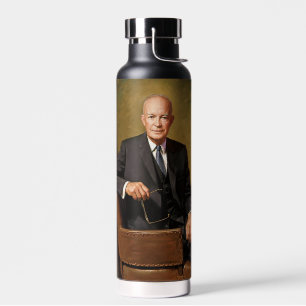 Dwight Eisenhower President White House Portrait   Water Bottle
