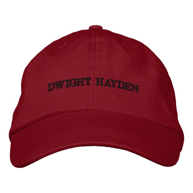 Dwight Hayden, hat, for sale ! Embroidered Hat (Front)