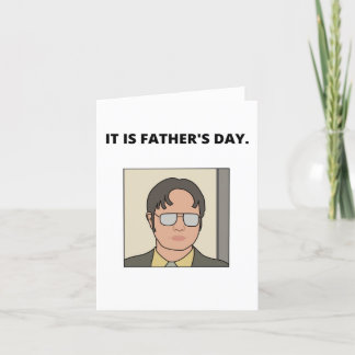 Dwight Shrute Father's Day card