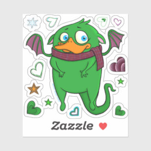 Dwight the monster, sticker