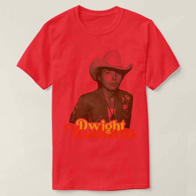 Dwight Yoakam Retro Country Fan Tribute T-Shirt (Design Front)