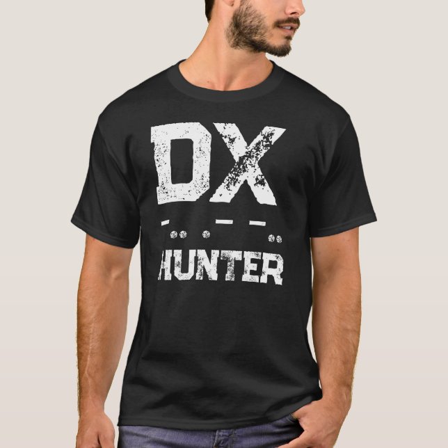 DX DAD Morse Code Hunter T-Shirt (Front)
