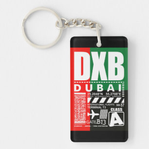 DXB Dubai Airport Key Ring