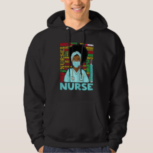 Dy Black Nurse Week 2022 Costume Black History Mon Hoodie