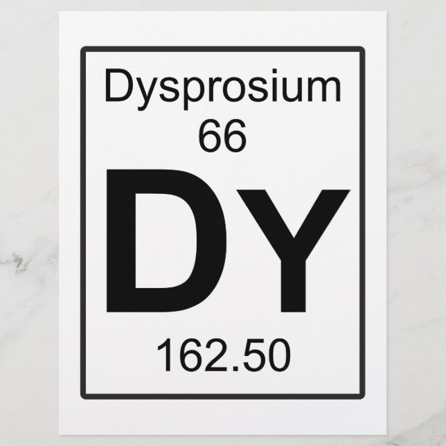 Dy - Dysprosium (Front)