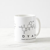 Dyan peptide name mug (Front Right)