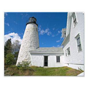 Dyce Head Lighthouse, Castine Maine Photo Print