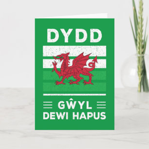 Dydd Gŵyl Dewi Hapus Happy St Davids Day 2 Card