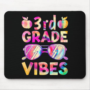 Dye 3rd Grade Vibes Teacher First Day Of Back To S Mouse Mat