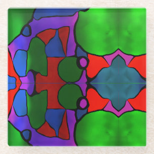 Dye Already Glass Coaster