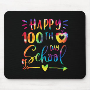 Dye Happy 100h Day Of School Eachers Sudens Kids Mouse Mat