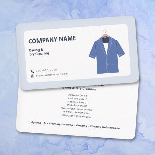 Dyeing & Dry Cleaning Business Card