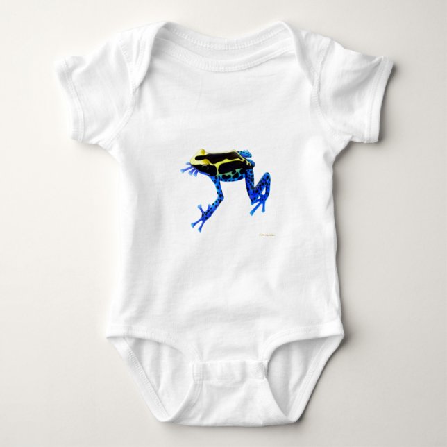 Dyeing Poison Arrow Frog Baby Bodysuit (Front)