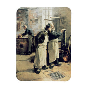 Dyeing workshop in the Gobelins, 19th century Magnet