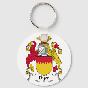 Dyer Family Crest Key Ring