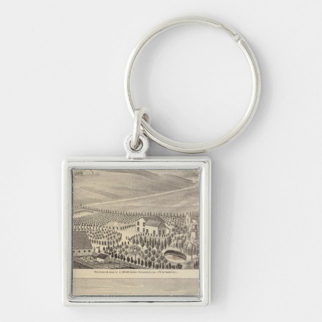 Dyer, Hupers properties Key Ring (Front)