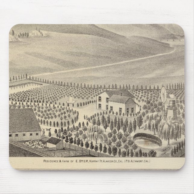 Dyer, Hupers properties Mouse Mat (Front)