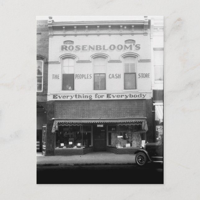 Dyersburg Rosenbloom's Store Postcard (Front)