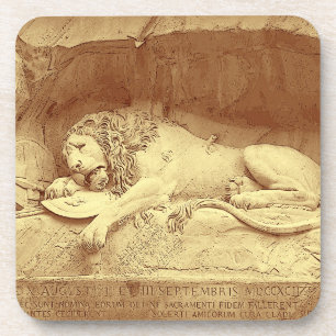 Dying Lion of Luzern - Löwendenkmal Coaster