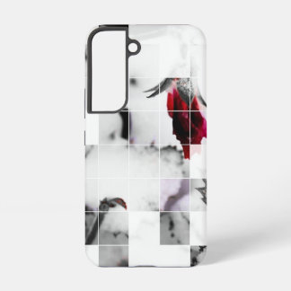 Dying Rose Bloom Photo collage Samsung Galaxy Case