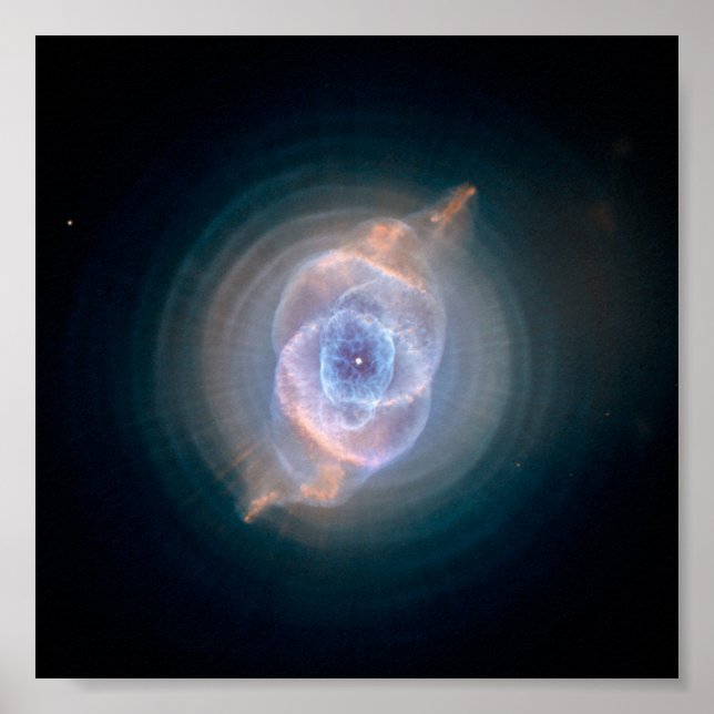 Dying Star: Cat's Eye Nebula Poster (Front)